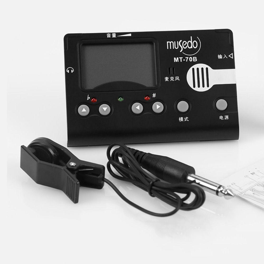 3 Modes Metronome Tone Generator Built-In Microphone Electronic Metronome  Musical Instrument