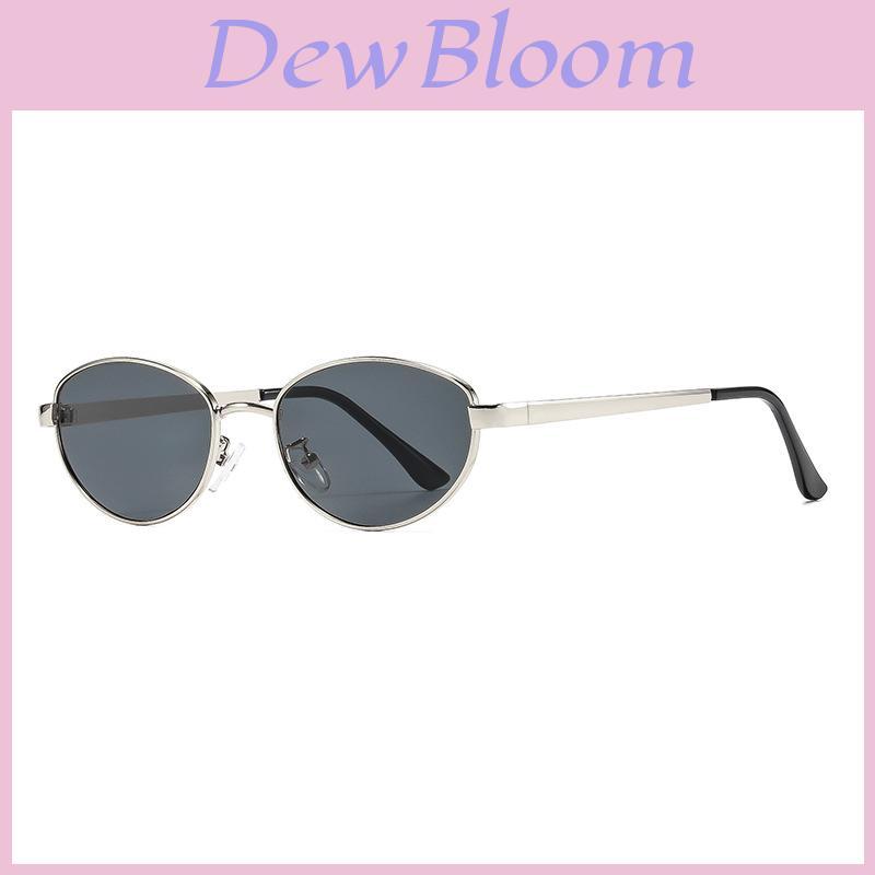 Polyhedron Cat Eye Sunglasses With Metal Frame Uv400 For Fashion Women
