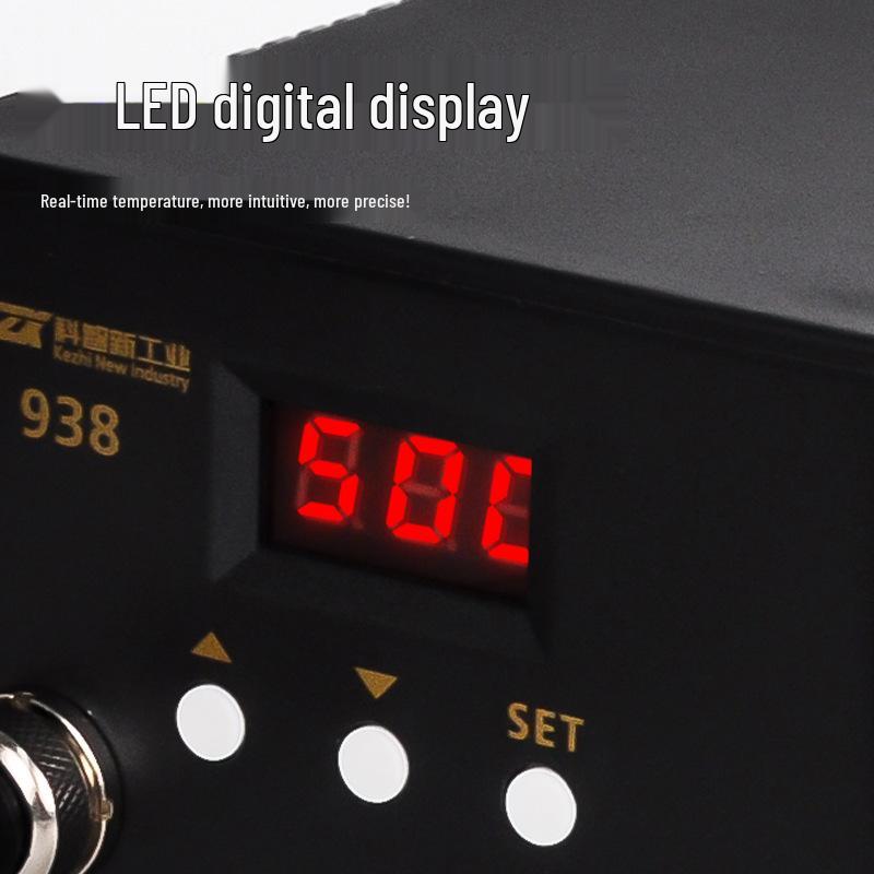Kezhi 60W Digital Display Soldering Station 936, Internal Heating, Adjustable Temperature for Mobile Phone Repair.