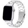 Eiskristallklarer Uhrenarmband Harz I Uhrarmband Luxus-Uhrarmbänder für Iwatch Serie 7 8 ultra