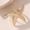 European and American Exaggerated Metal Women's Rings, Summer Ocean Wind Vacation Style Girl Ring Ring Jewelry