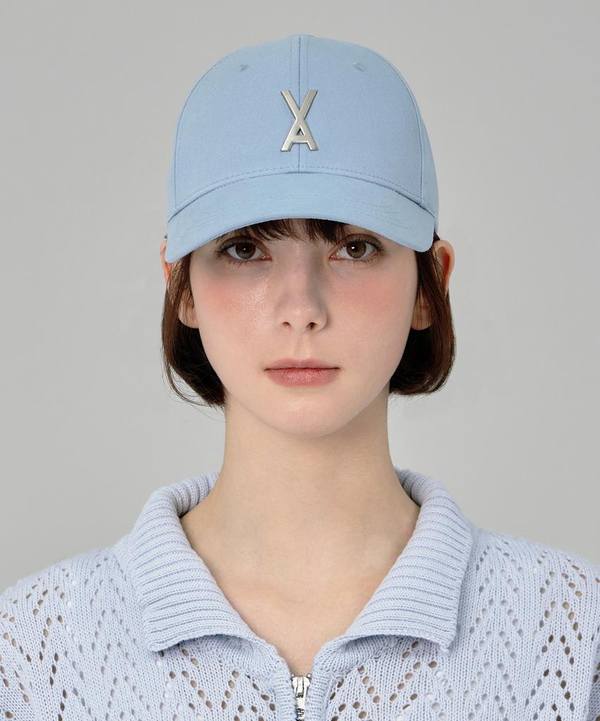 Bajal Va Big Stud Ball Cap Pale Blue