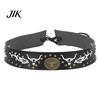 Boho Hat Accessories Ethnic Style Cowboy Band, Durable PU Leather Embroidered Embroidery Strap Strap, Adjustable Decorative Belt for Wide Brim