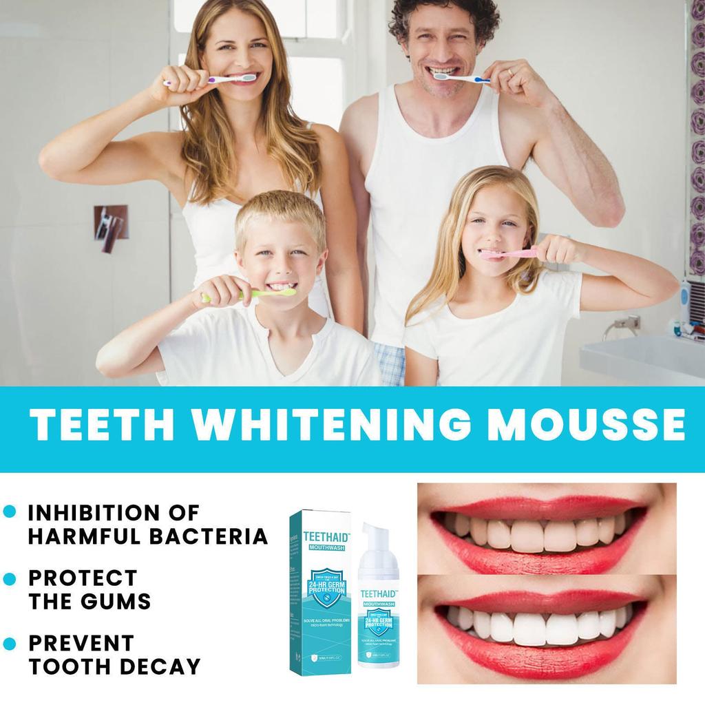 30ml Teeth Whitening Toothpaste Foam Natural Ingredients Baking For Cleaning Teeth And Improve Teeth Health