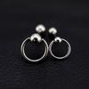 Shinma European and American Fashion & Trend 316L Movable Ring Titanium Steel Tongue Pin Tongue Ring Tongue Nail Piercing Jewelry Men and Women