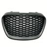 Honeycomb Front Bumper Grill For Seat Leon II 1P Facelift 2009-2012 / Altea Facelift 2009-2015 Matte Black Radiator Grill Grille