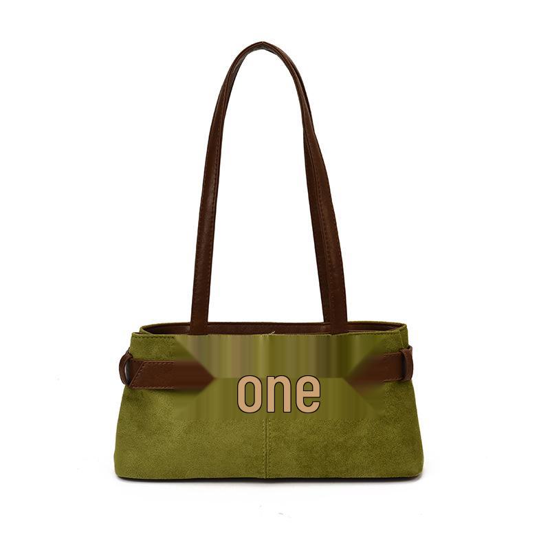 2025 Vintage Texture Tote Bag - Versatile European & American Design, Trendy Casual Women's Underarm Bag