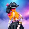 Anime One Piece Nami Black Clothes Action Figure ONE PIECE FILM RED Dress Up Figurine PVC Collectible Model Toy Birthday Gift