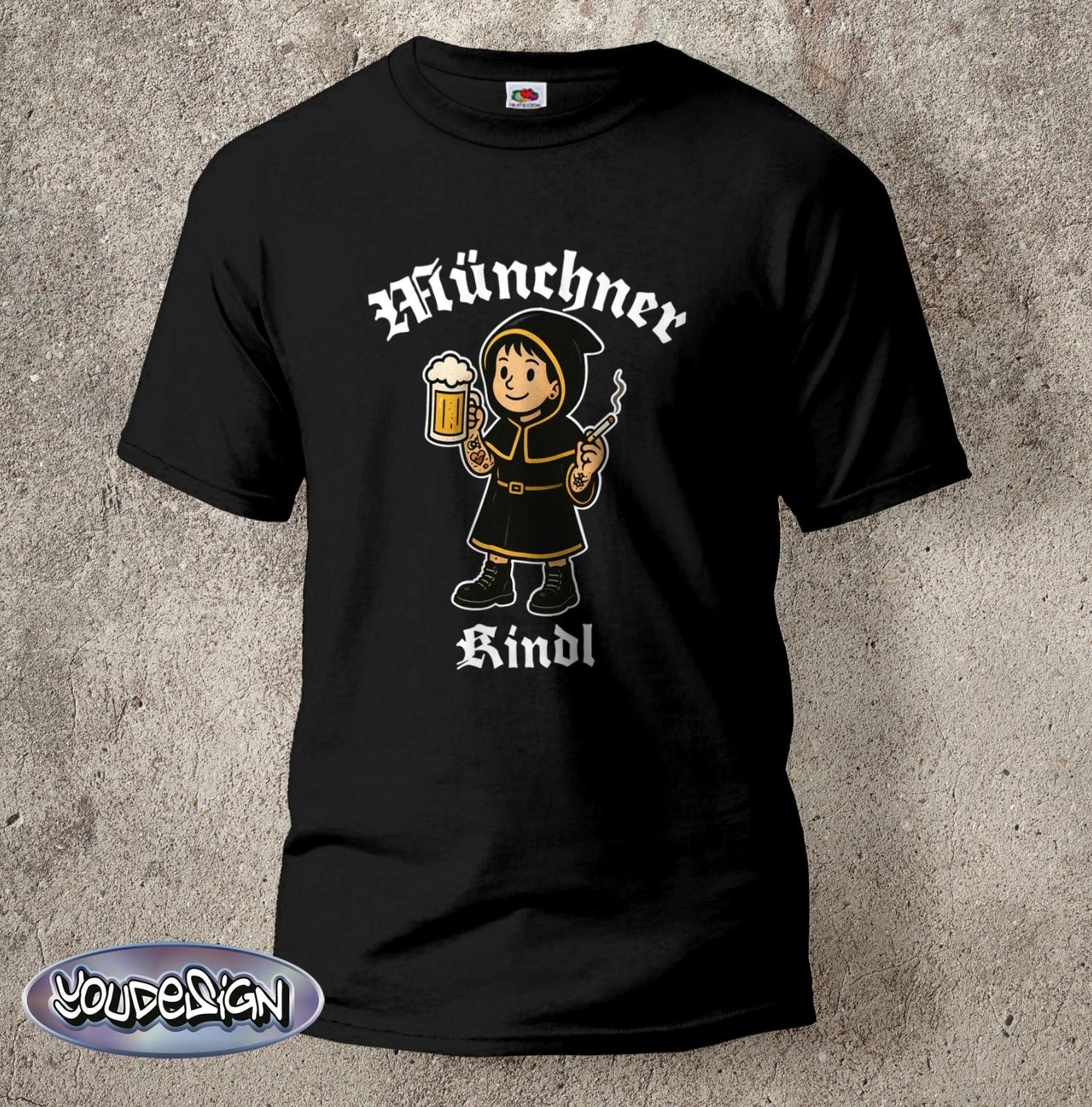 Münchner Kindl T-Shirt fun funny punk shirt Bavaria fun shirt Munich cult S-5XL M