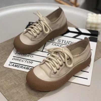 Retro Einzelne Schuhe Damen Herbst Neu Großkopf Hässlich Süß Lässige Board Schuhe Weiche Sohle Leichte Sportliche Lässige Schuhe