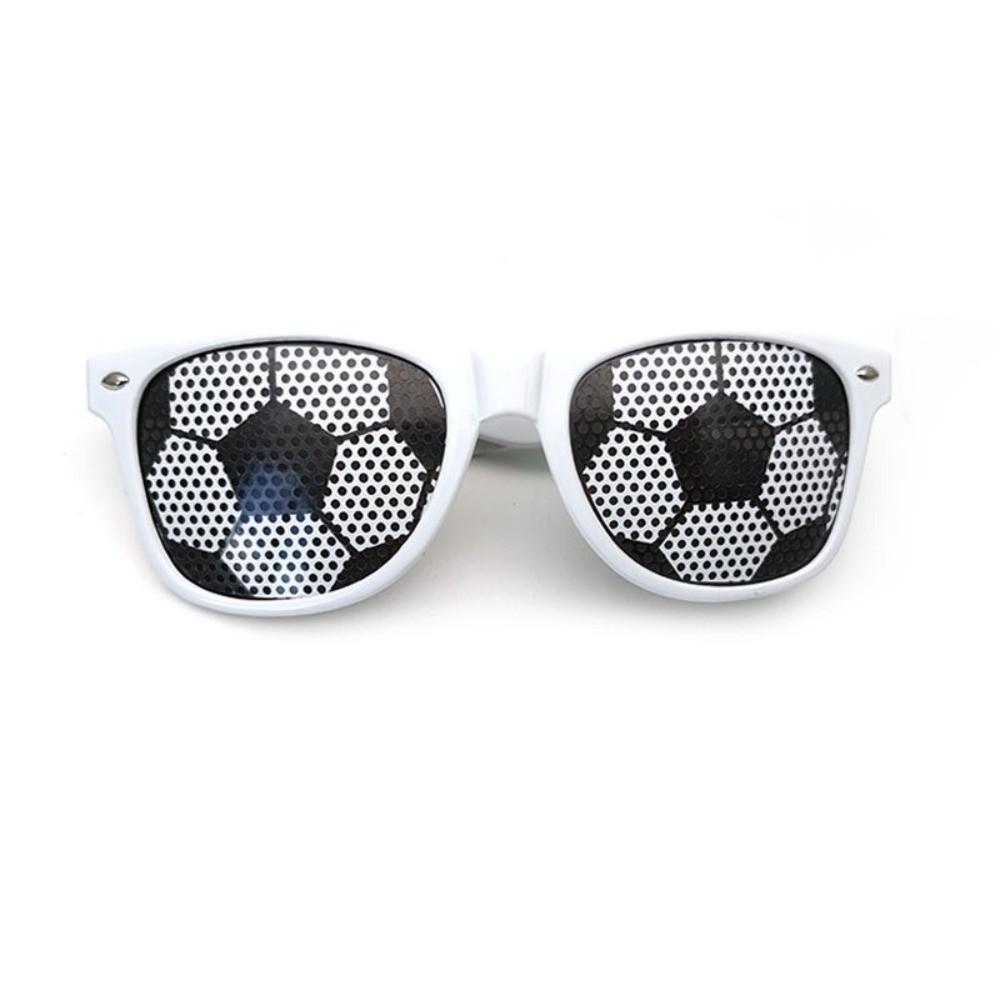 

Lightweight Decorative Glasses Frame Stylish Football Sunglasses Soccer Sunglasses Sports Event білий
