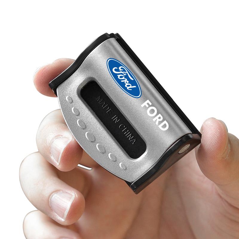 2Pcs Car Safety Seat Belt Buckle Clip Seatbelt Stopper Adjuster Clip For Ford Focus Mondeo Kuga Fiesta MK7 Escort Explorer Edge 2 4 MK2 MK4