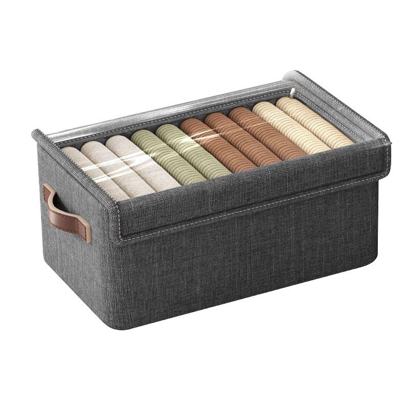 Foldable Steel Frame Fabric Storage Box for Clothes and Underwear