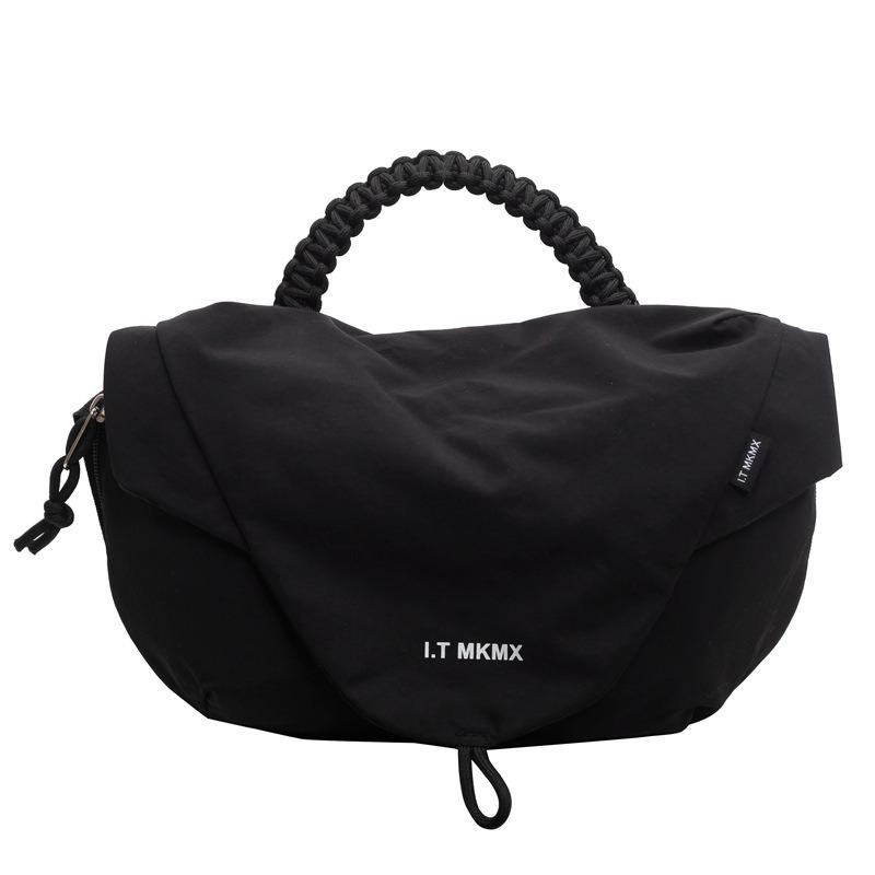 Niche Leisure Sports Messenger Bag Women's Light Handbag New Fitness Cycling Fanny Pack Nylon Dumpling Bag