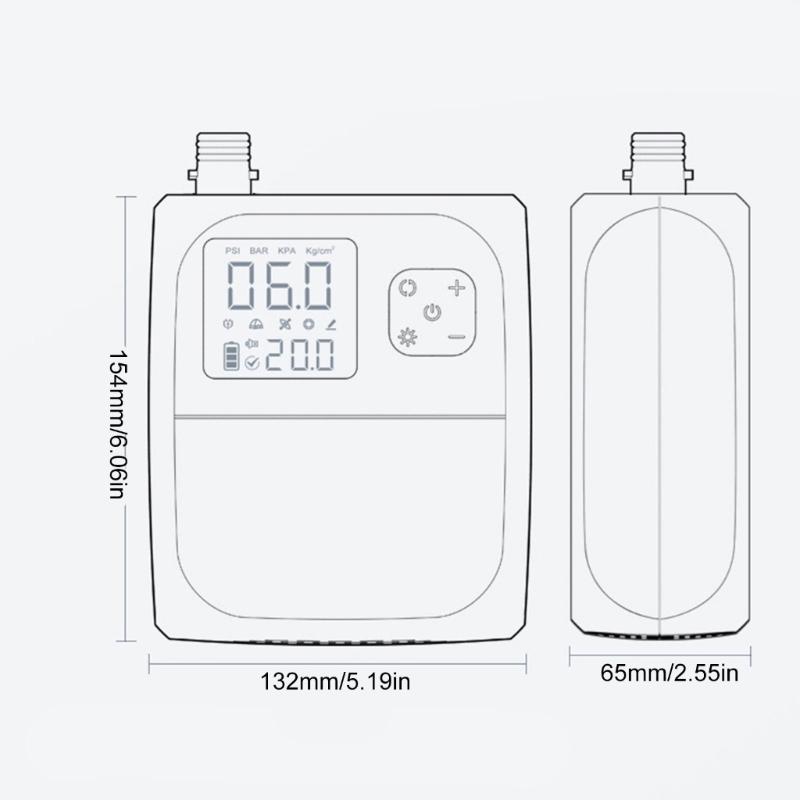 Portable High Pressure Rechargeable Electric Pump Fast Inflation Systems For Inflatable Boards Kayaks Watercrafts SUPs