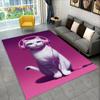  Cartoon Cute Cat Area Rug Large,Carpet Rug for Living Room Bedroom Sofa Doormat Kitchen Decoration,Child Non-slip Floor Mat