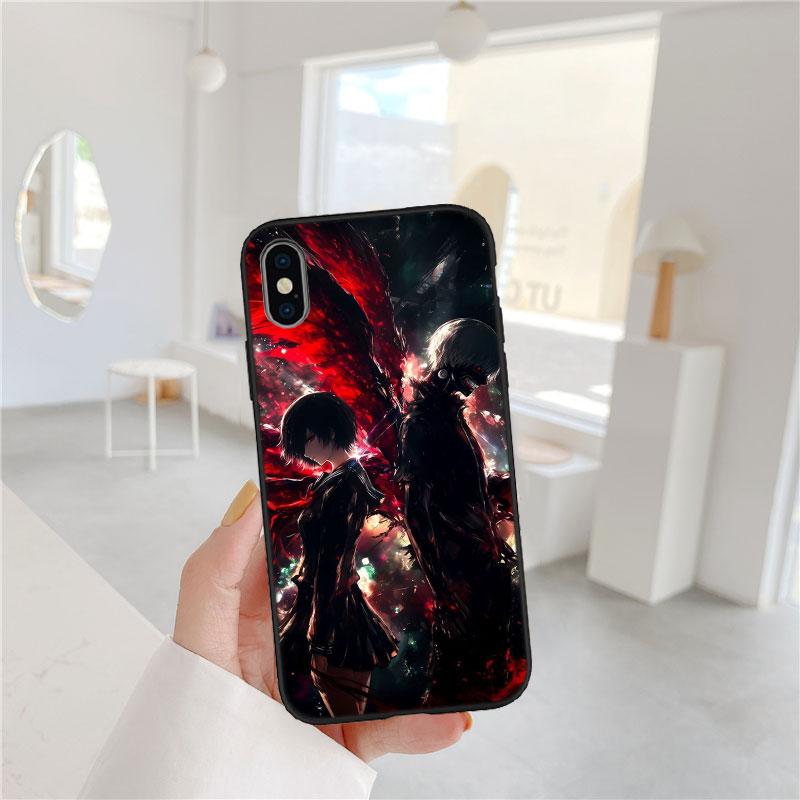 HK73 Tokyo Ghoul Soft Shell Phone Case for iPhone SE X XS XR 16E 17 11 Pro Max 8 7 6 6s Plus Air