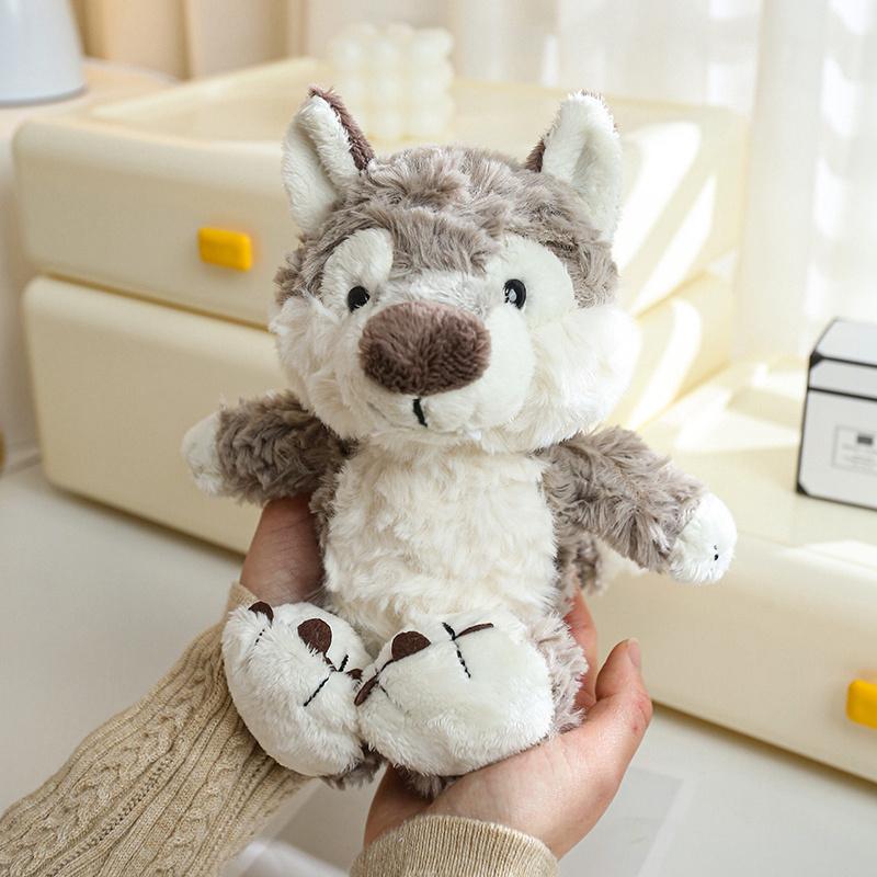 17cm Cute Cartoon Wolf Doll Boy Birthday Children's Day Gift Plush Toys Plushie Stuffed Toys Decoration Christmas Gifts