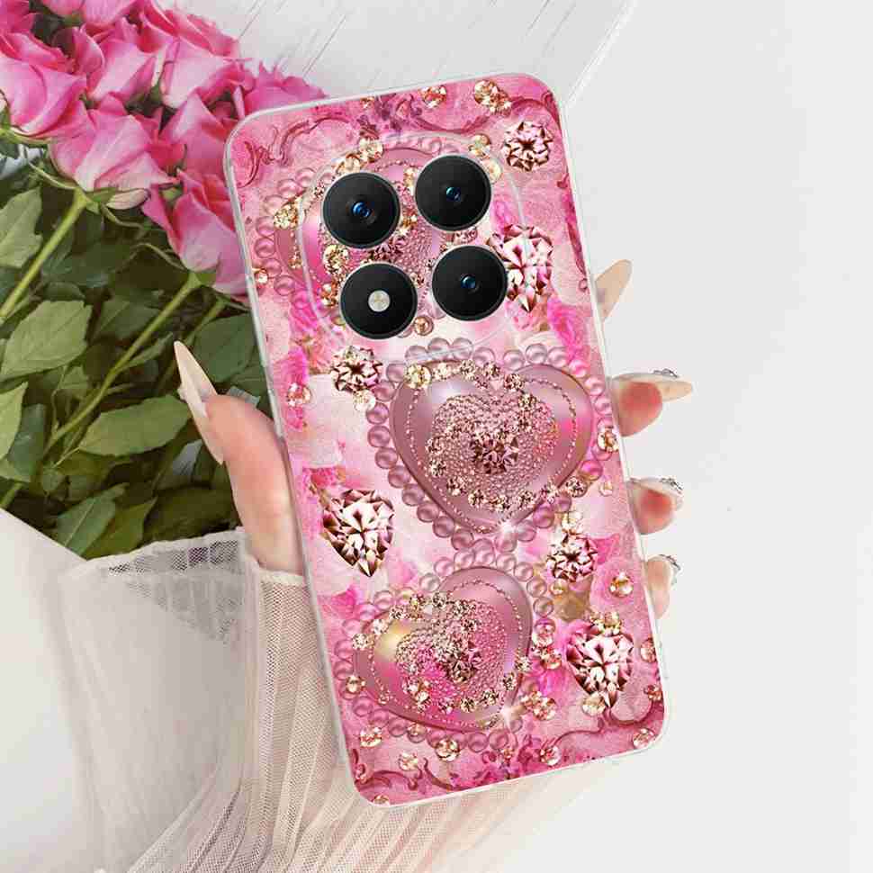 Für Xiaomi Redmi Note 15 Pro Plus ProPlus 5G Hülle Blume Cartoon Hülle Weiche Silikonhülle Für Redmi Note 15 Pro+ Hülle