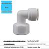 2/3-Way Quick Connect 90° Water Purifier Filter Elbow Connector