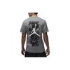 Jordan Letter Logo Round Neck Casual Pullover Short Sleeve T-Shirt Men T-Shirts Carbon-Stone FN6030-091