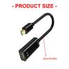 Gold Plated Mini  To Hdmis Converters 4K60Hz Audios Syncing Cable For Projectors TVs Display Streaming Devices