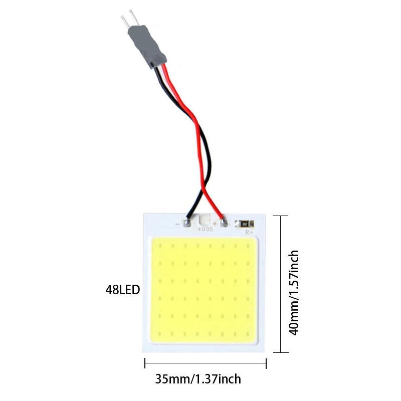 1/3PCS C5W C10W Festoon LED Bulb 31mm 36mm 39mm 41mm T10 C5W LED COB Light 12V White 7000K Car Interior Dome Reading Trunk Lmaps