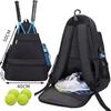 Pickleball Racket Backpack Handbag Crossbody Badminton Tennis Racket Bag Shoulder Bag Waterproof Sporting Backpack