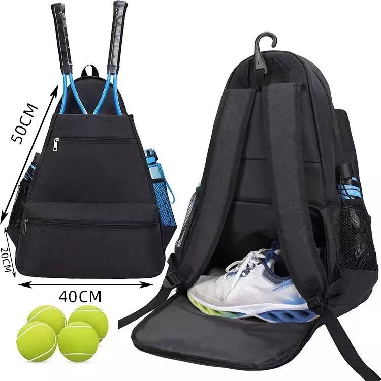 Pickleball Racket Backpack Handbag Crossbody Badminton Tennis Racket Bag Shoulder Bag Waterproof Sporting Backpack