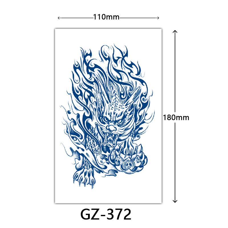 Kräuter-Tattoo-Aufkleber, Saft-Tattoo-Aufkleber, Englischer Buchstabe Semi-permanente Tattoo-Aufkleber Tattoo
