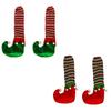 Reusable Festvial Table Chair Leg Sleeves Floor Guard With Striped Designs