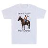 Schub die Pferde nicht Lustiges Meme Boxliebhaber Sarkastisches Zitat Retro Unisex T-Shirt