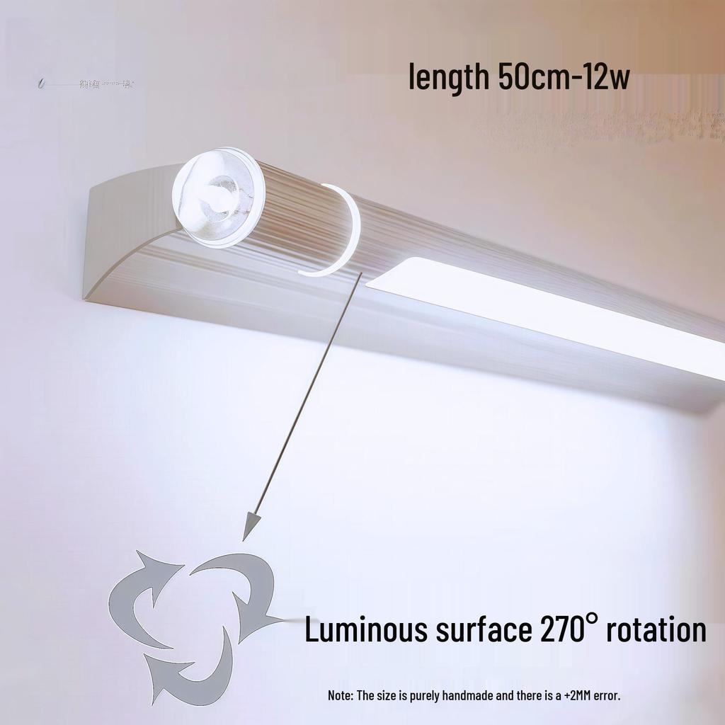 LED Waterproof Bathroom Vanity Light with High Transmittance PVC and Aluminum