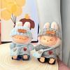 Fashion Doll Clothes Set For Labubu 17cm Outfit Dolls Stylish Plush Doll Clothes and Accessories For Kids Girl Birthay Xmas Gift