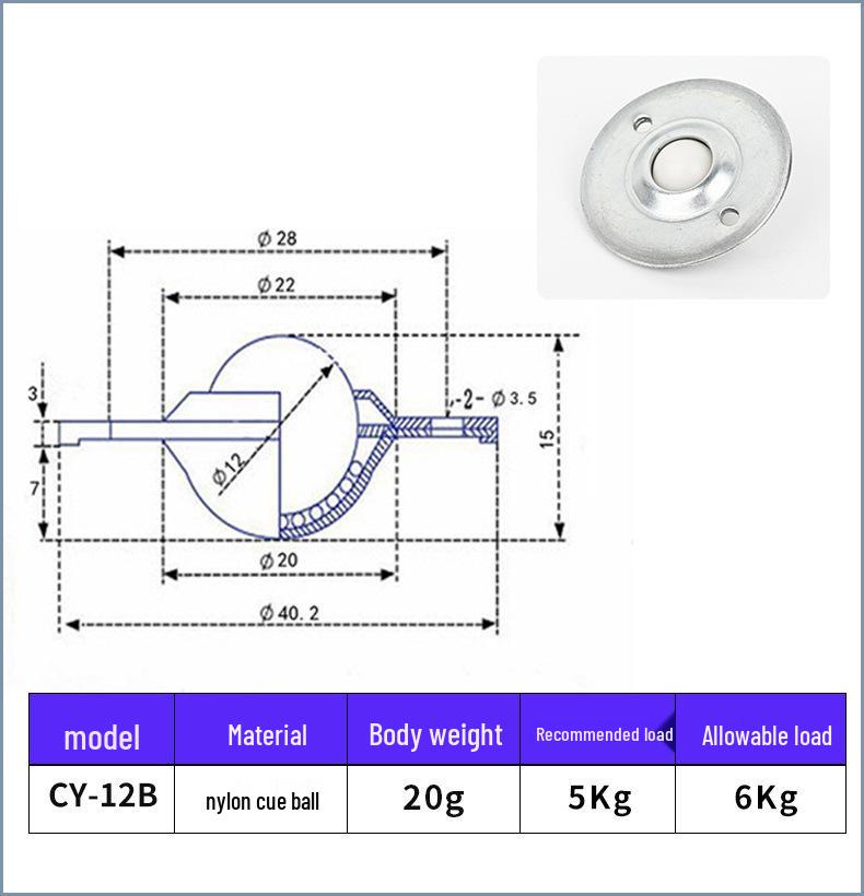 CY-25B Stainless Steel Conveyor Ball Bearing Pulley