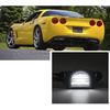 LED License Plate Lights Number Lamp for Chevy Corvette C4 C5 C6 Powered by High Power SMD Xenon White LED Error Free 2pcs