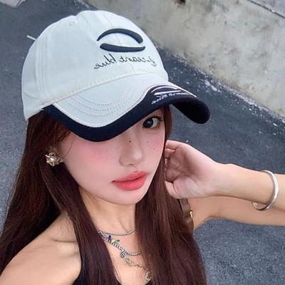 American Vintage Baseball Cap Embroidery Visors Snapback Cap Retro Letter Peaked Cap  Unisex