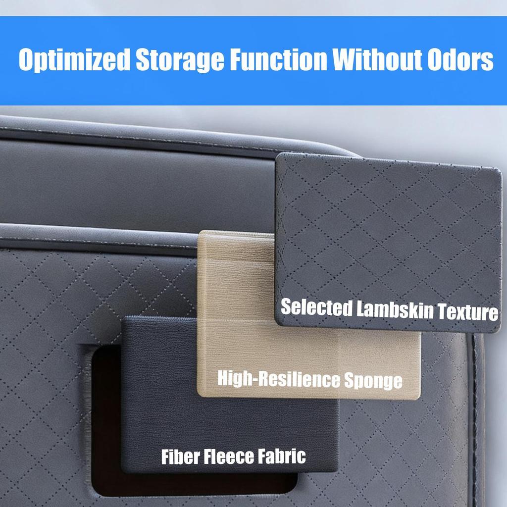 Car Seat Organizer Multifunctional Large Capacity Tablet Holder Kick Mats Back Seat Protector For Trailer Truck Sedan Pickup