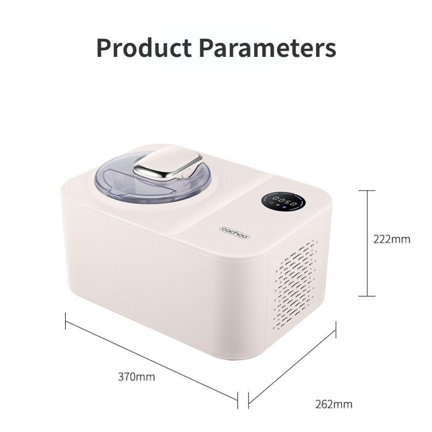 110 Вт 1,2 л Большая емкость Оборудование для приготовления десертов Мороженица Бытовая Маленькая Полностью Автоматическая Мороженица