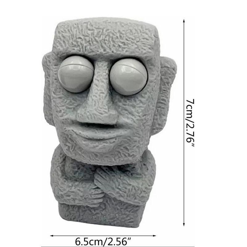 Emotion Balls Fidgetingtoys Stress Relief Squeeze Ball Stress Toys For Kids Adults ,Cool Gadgets Popping Out Eyes Rock Man