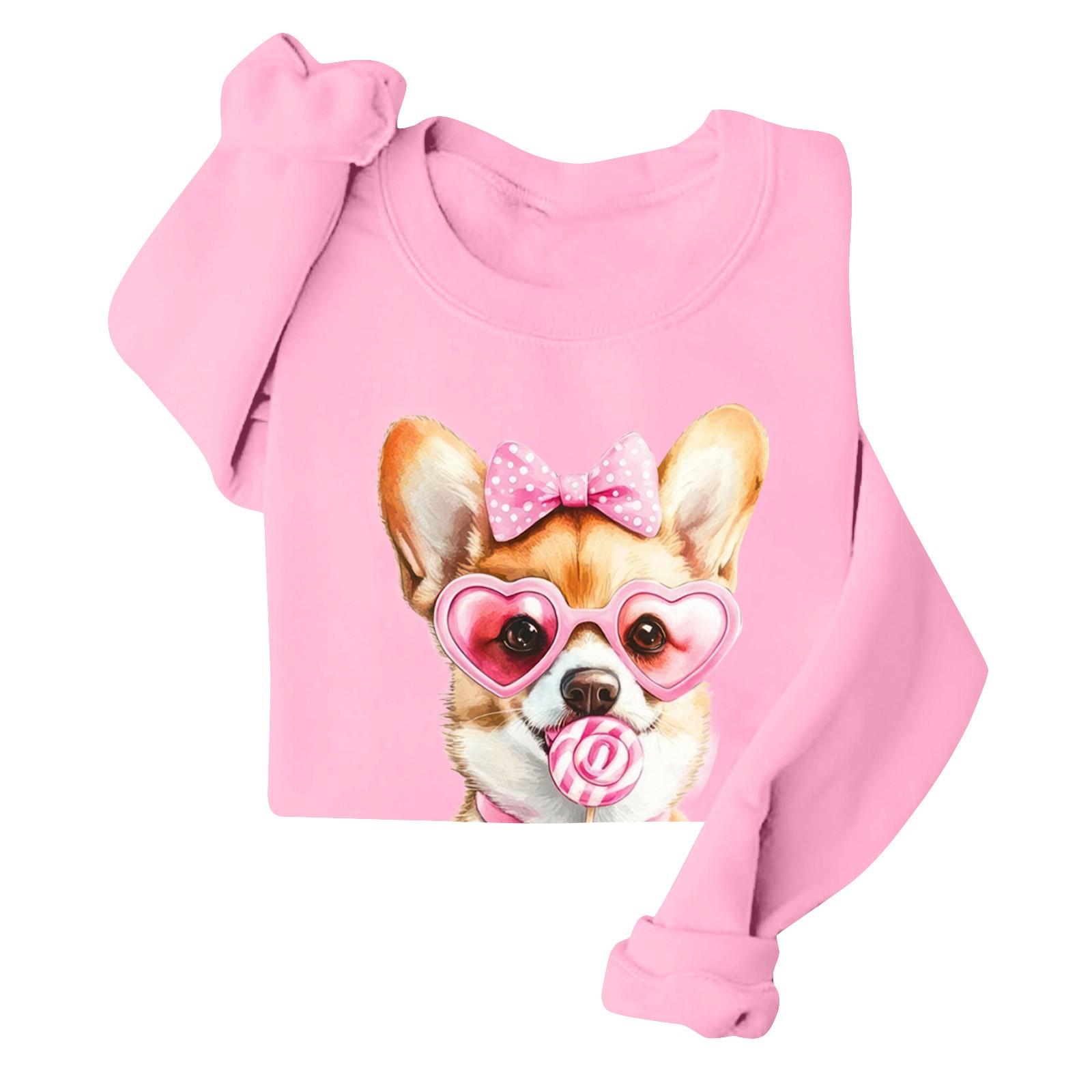 

Жіноча повсякденна мода з принтом та довгим рукавом, O-подібним вирізом, светр-пуловер XXXL білий