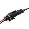 Car Waterproof 2 Pin Way with Wire AWG Marine Auto Connector Plug Set Connector Plug Electrical