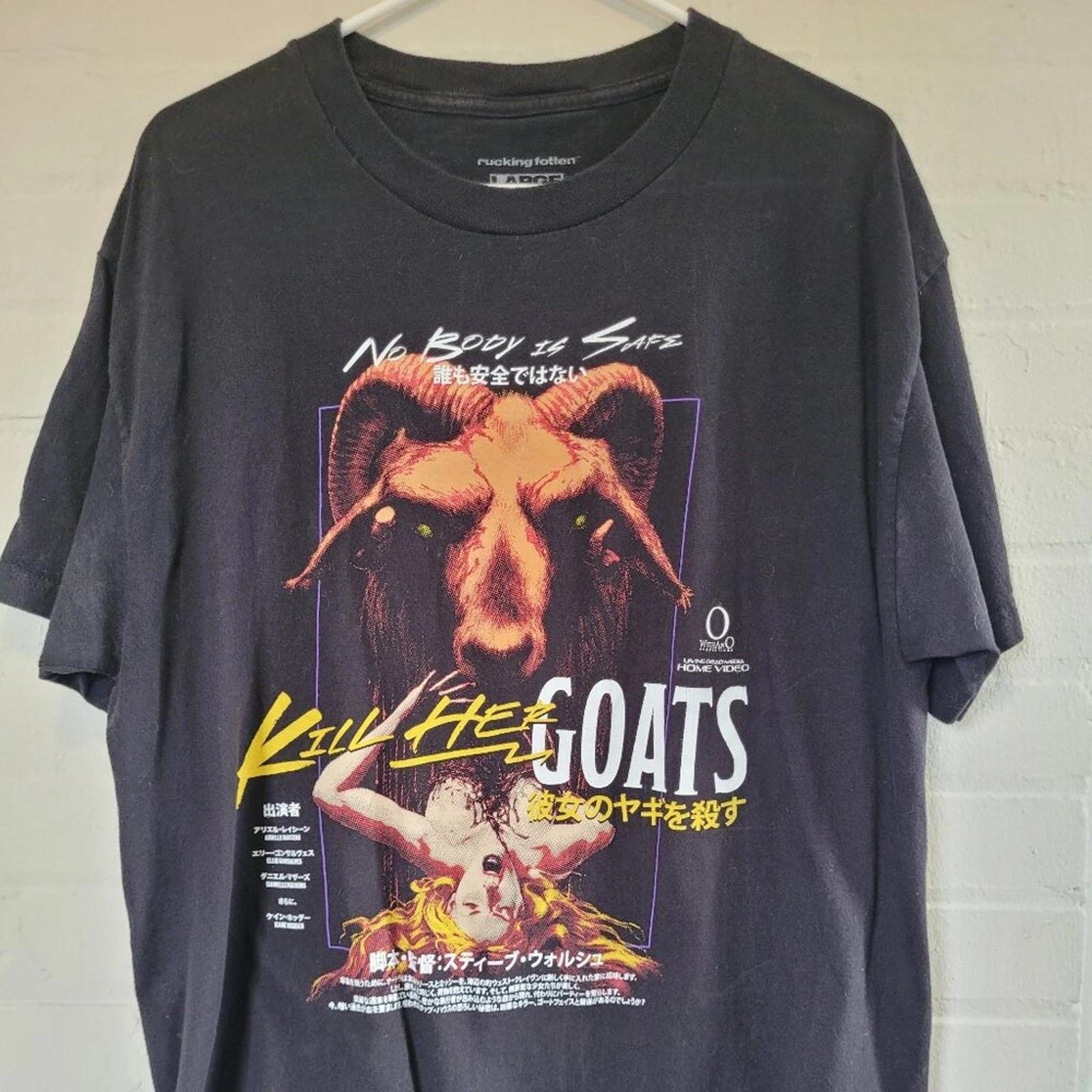 Rucking Fotten Kill Her Goats Horror Movie T-Shirt - Size Large XL