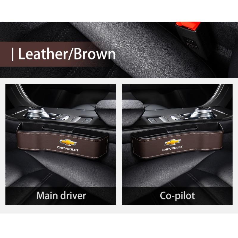 Car Seat Crevice Storage Box Seat Gap Slit Pocket Manager For Chevrolet Cruze Sail Onix Corsa Aveo Captiva Sonic Spark Tracker Trax Colorado Malibu