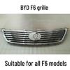 BYD F6 Front Center Grille: Black & Semi-Electroplated, Original Style