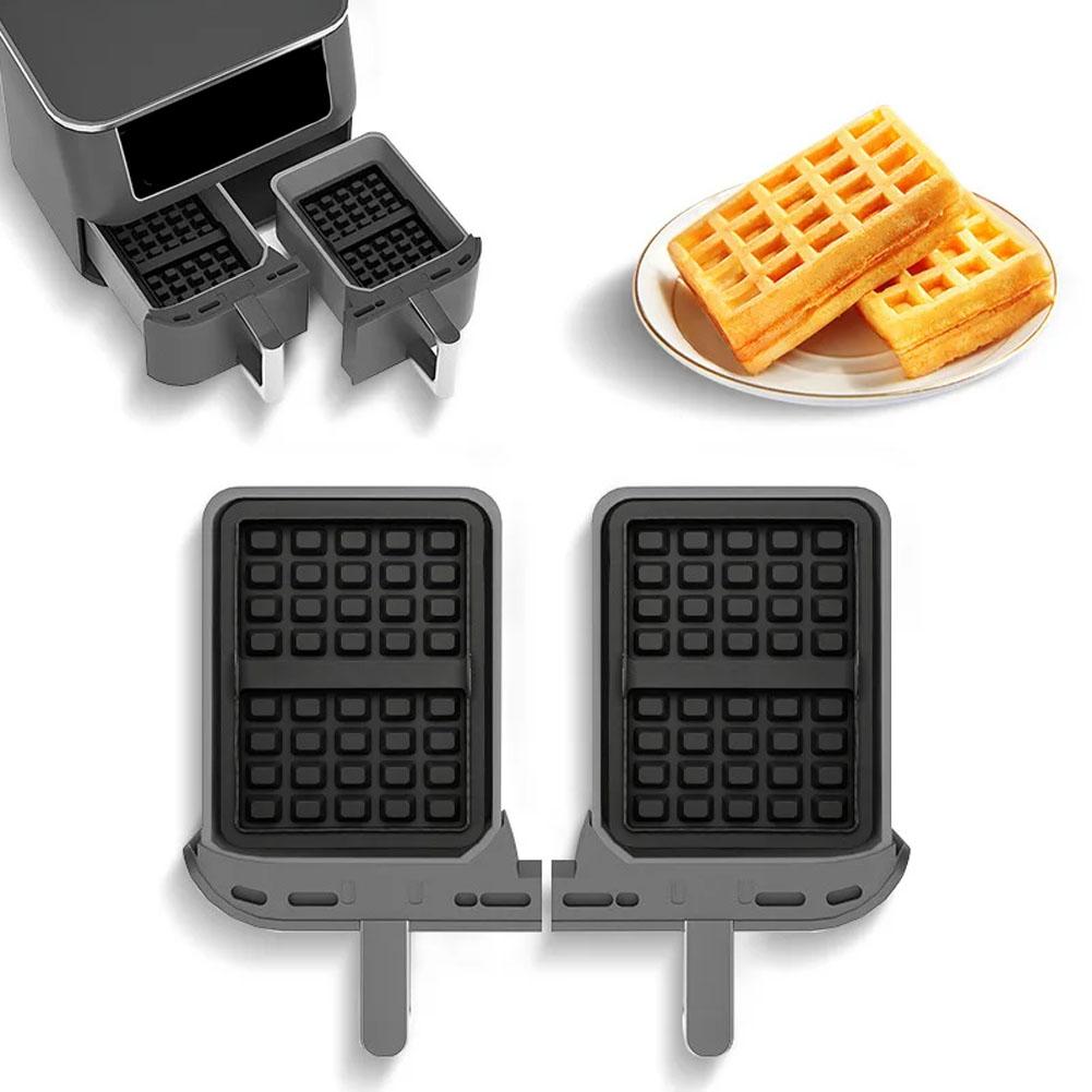 Heat Resistant Silicone Air Fryer Waffle Easy Release Design