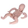 19 Inch Reborn Doll Kit Comfortable Soft DIY Handcrafted Unfinished Doll Parts for Kids
