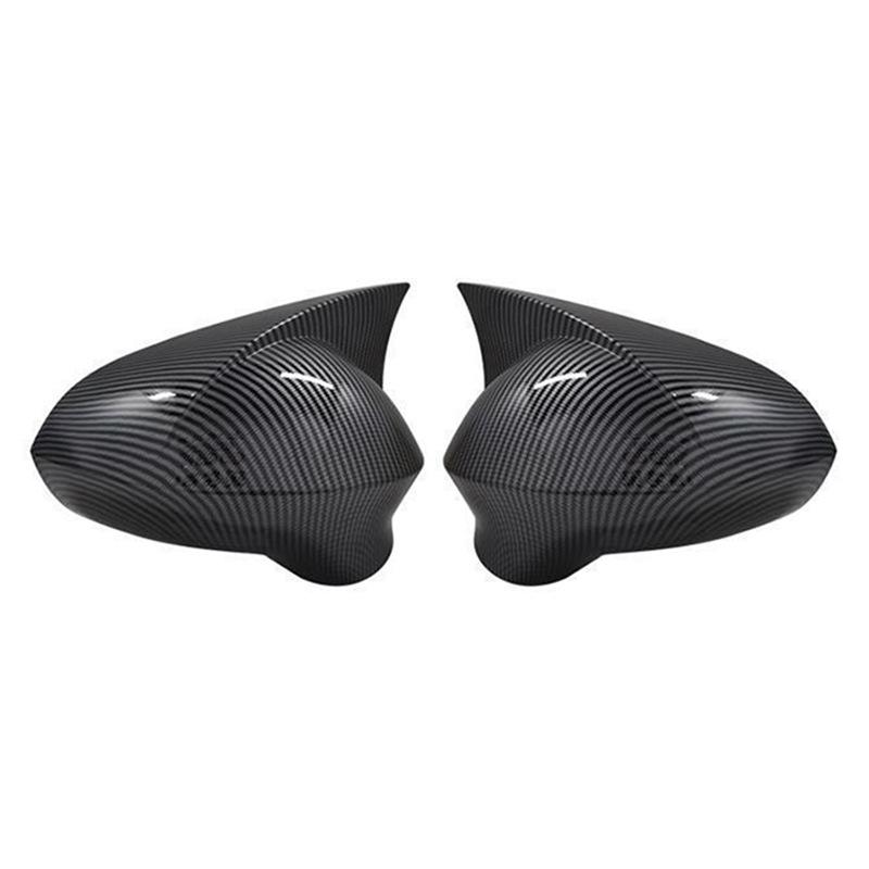 Cars Accessories Bull-Horn Door Mirror Cover For SEAT Ibiza 6J 2008 2009 2010 2011 2012 2013 2014 2015 2016 Car Decoration