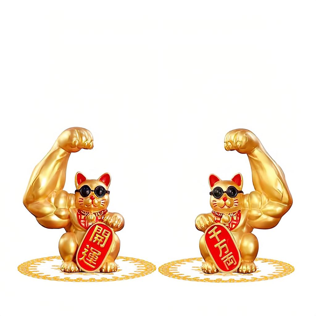 Figurine Brings Good and A Popular Feng Shui Item for Business Grand and A Lucky Charm for and Other Comes with a Ten Million Maneki-neko (beckoning