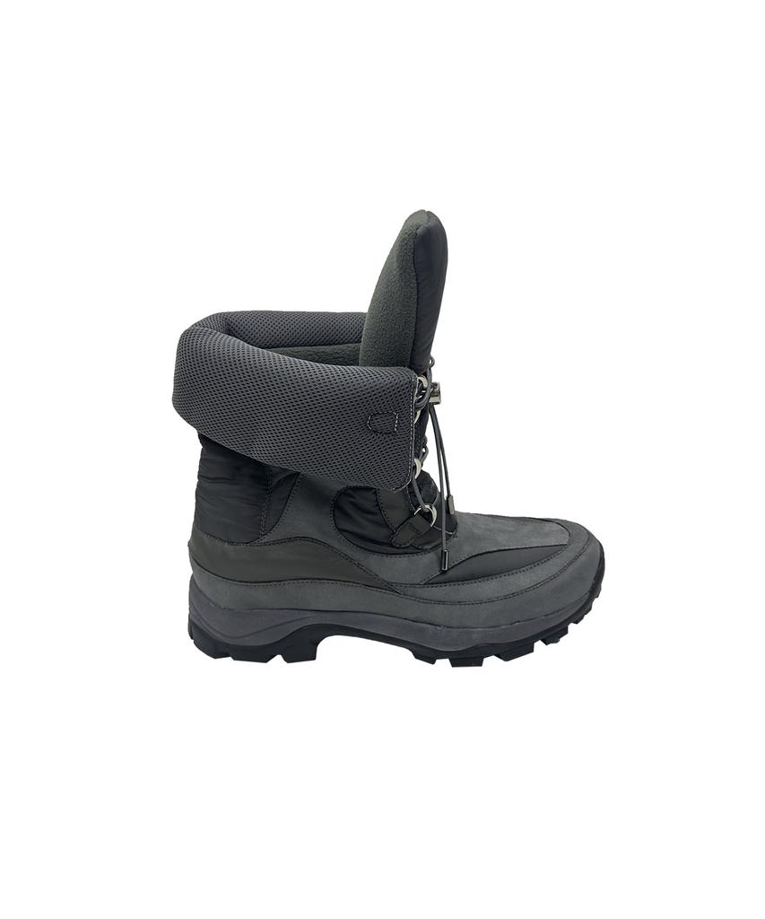 Ojos Unstructured Padded Boots / Charcoal